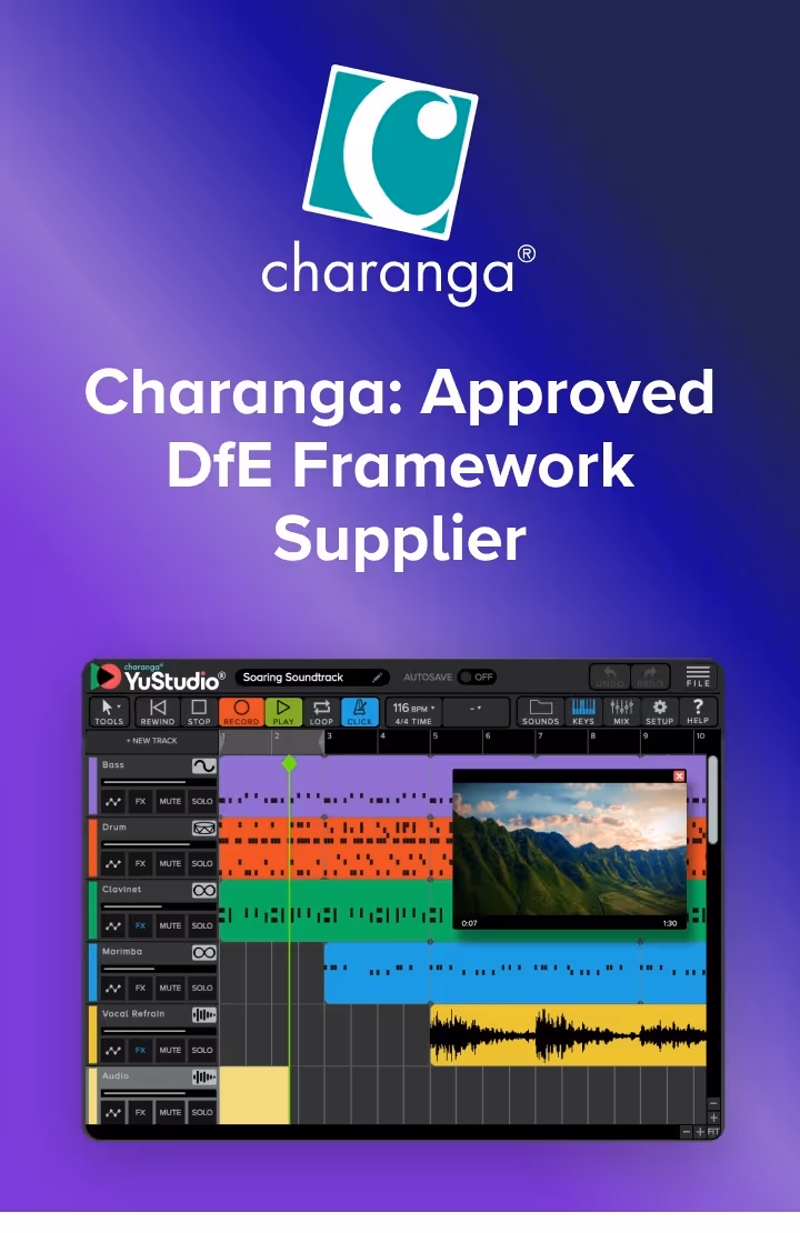 Charanga: Approved DfE Framework Supplier