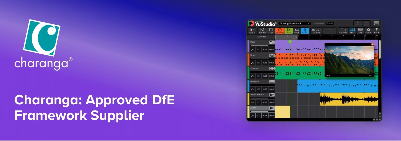 Charanga: Approved DfE Framework Supplier
