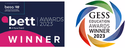 BETT Awards 2023 Winner and GESS Education Awards Winner 2023 logos