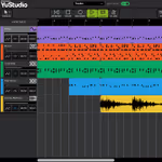 Screenshot of Charanga's DAW, YuStudio.
